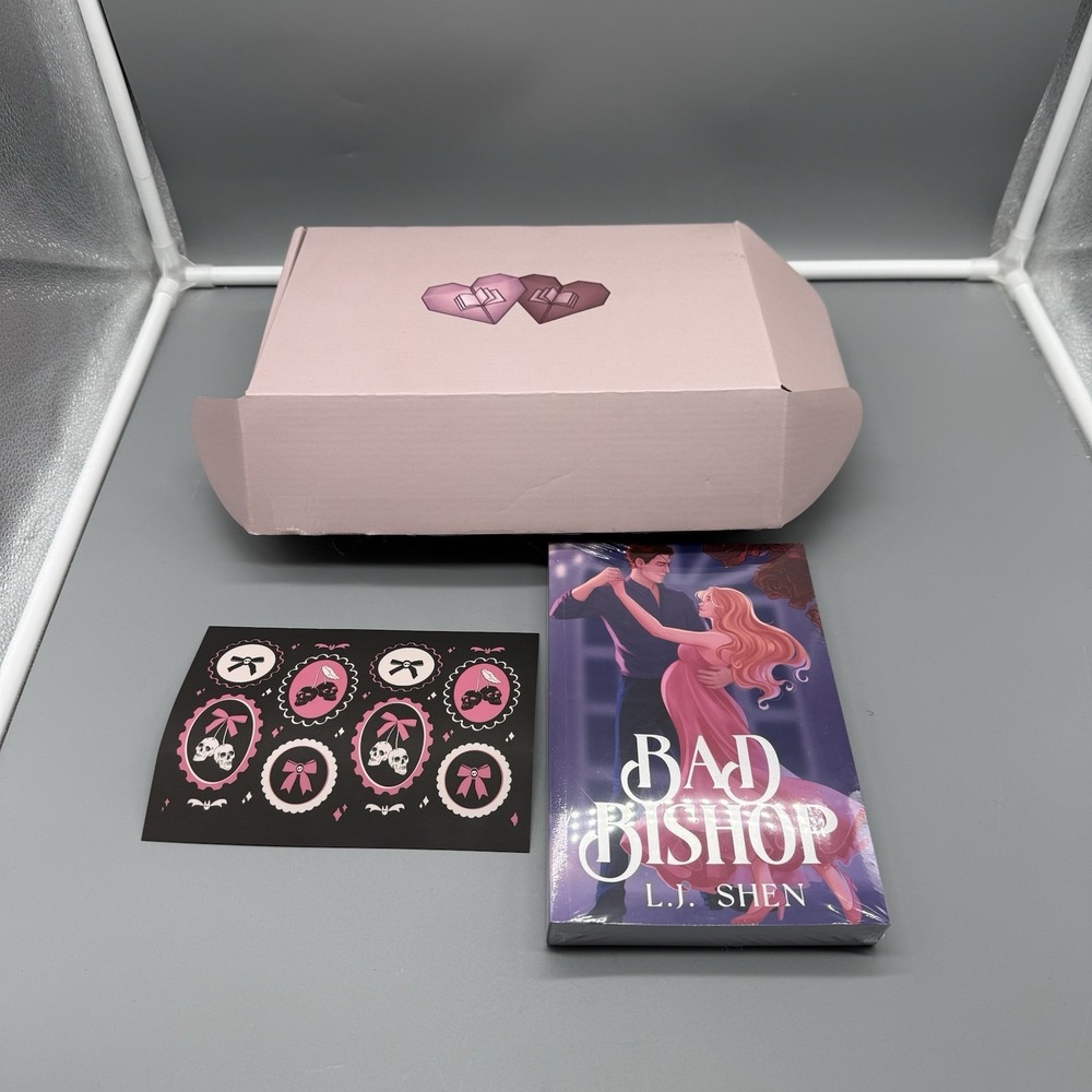 Bad Bishop LJ Shen Love Story Society Exclusive Edition Sealed Book Box Book